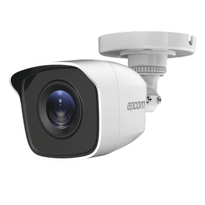 Cámara Bala TURBOHD / 5 Megapixel / Lente 2.8mm / Ángulo 85° / IR EXIR 20 m (65.6 ft) / IP66 / Metal / TVI-AHD-CVI-CVBS