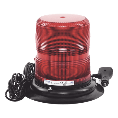 Baliza LED de Advertencia / SAE Clase I / 12-24 VDC / 11 Patrones de Destello / Montaje Magnético / 7" de Altura