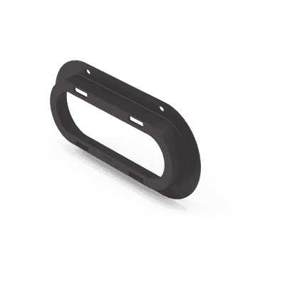 Brida de Policarbonato / Accesorio para Plafón ED3040-ED3060 / Resistente a Impactos / Color Negro UV