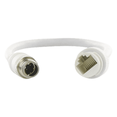 Cable Adaptador M12 a RJ45 / Conector Industrial / Para Sistemas Móviles / Red Ethernet