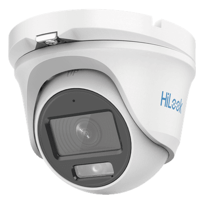 Cámara Turret TURBOHD / 2 Megapixel / Color 24/7 / Luz Blanca 20 m (65.6 ft) / Ángulo 102° / Micrófono Integrado / IP66