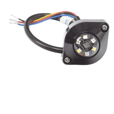 Estrobo Oculto LED / 6 LED / Ámbar/Blanco / 69 Patrones / Montaje Superficie / IP67/IP69K / 12-24 V