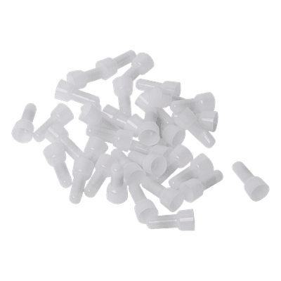 Terminales Tipo Campana / 250 Piezas / Calibre 14-22 AWG / Aislamiento PVC / Empalme Final