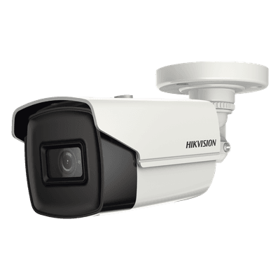 Cámara Bala TurboHD / 8 Megapixel / Gran Angular 102.9° / IR EXIR 60 m (196.9 ft) / IP67 / 12 VDC