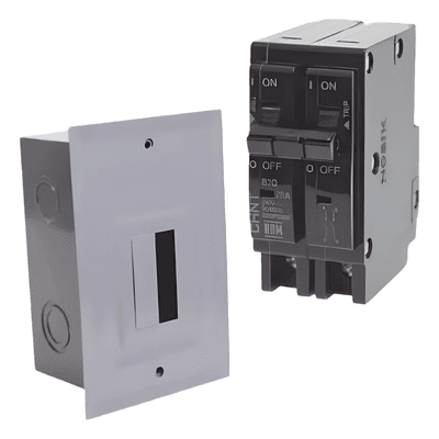 Kit Centro de Carga para Sobreponer / 1 Fase 3 Hilos / 50A / 2 Polos 15A / 120/240Vca / 10kA / -30°C a 70°C