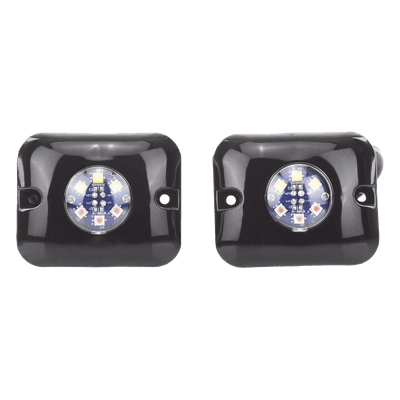 Estrobos Ocultos LED / 12 LEDs / 12 Patrones de Destello / 10-24 VCC / 1 A Máx. / 3.2 x 1.8 cm