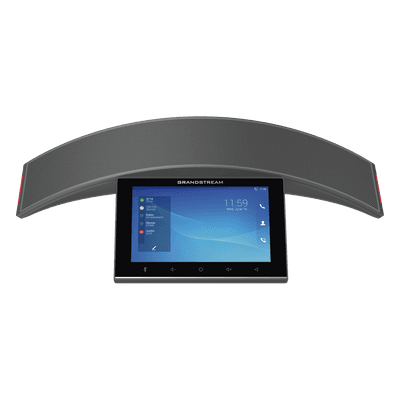 Teléfono IP de Audioconferencia / Android 10 / 12 Líneas SIP / Pantalla Táctil 7" / Wi-Fi 6 / Bluetooth 5.0 / PoE / Alcance de Voz 5 m (16.4 ft)