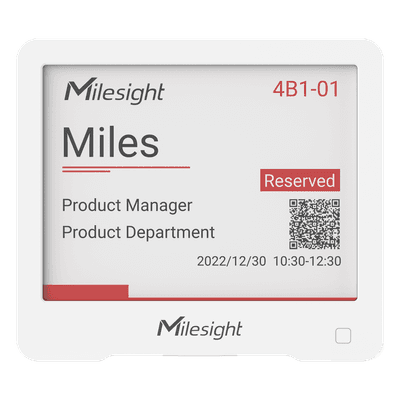 Display E-Ink LoRaWAN / 4.2 Pulgadas / Tres Colores / 400 x 300 Pixeles / Ángulo de Visión 180° / Consumo Mínimo