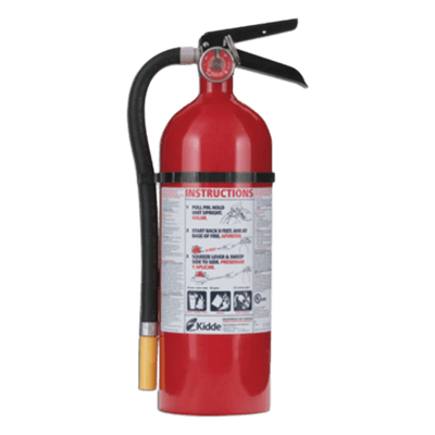 Extintor Multipropósito Recargable / 5.5 lb (2.5 kg) / Clase A B C / UL 3-A:40-B:C / Paquete de 6