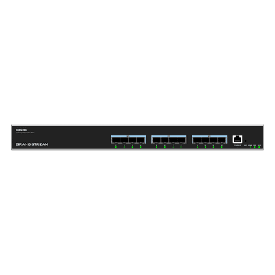 Switch de Agregación Capa 3 / 12 Puertos 10Gigabit SFP+ / Capacidad 240 Gbps / Stacking 4 Unidades / QoS Avanzada / Dual Stack IPv4/IPv6