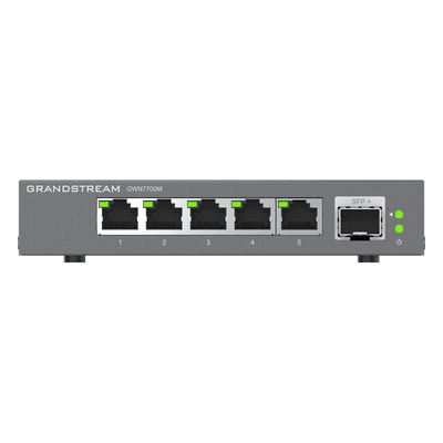 Switch Multi-Gigabit No Administrable / 5 Puertos RJ45 100/1000/2500Mbps / 1 Puerto SFP+ / 45 Gbps / 4.76 x 3.15 x 1.06 pulgadas