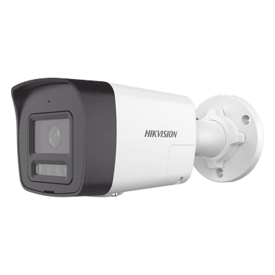 Cámara Bala IP / 4 Megapixel / Dual Light 30 m (98.4 ft) IR + 20 m (65.6 ft) Luz Blanca / Audio Bidireccional / AcuSense Lite / IP67 / PoE