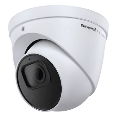Cámara Turret IP / 5 Megapixel / Gran Angular 88° / IR 40 m (131.2 ft) / WDR 120 dB / IP66/IP67 IK10 / PoE