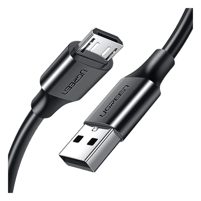 Cable USB-A a Micro USB / 2 Metros (6.56 Pies) / Carga Rápida 18W / USB 2.0 480Mbps / 5,000 Flexiones / Conectores Niquelados