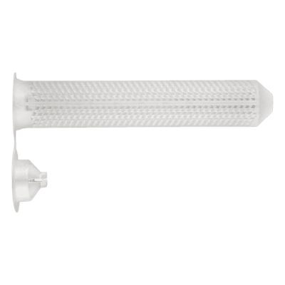 Tamiz de Nylon / Malla 12 mm / Altura 50 mm / Para Anclaje Químico en Huecos