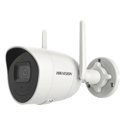 Cámara Bala IP / 2 Megapixel / Lente 2.8 mm / Ángulo 122° / IR 30 m (98.4 ft) / Wi-Fi / WDR 80 dB / IP66 / Audio Bidireccional