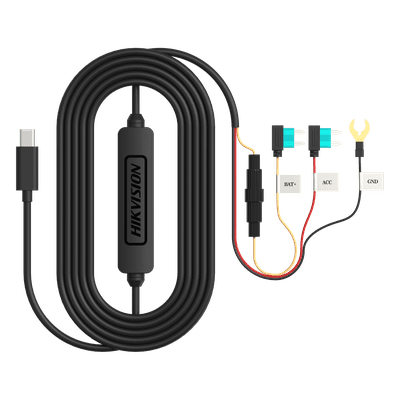 Adaptador DC-DC Buck / Entrada 12-24V DC / Salida 5V MicroUSB / Protección Batería 11.3V / Cable 3.4 m (11.2 ft) / Rango -20°C a 65°C