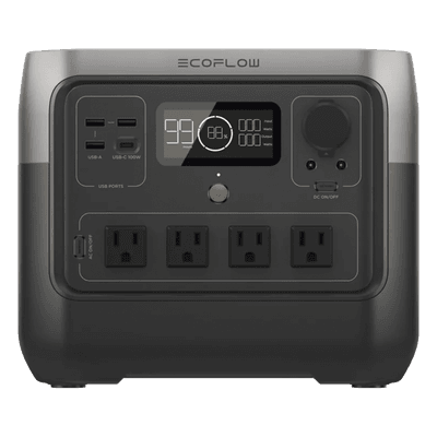 Estación de Energía Portátil / 768 Wh / 4 AC 800 W (Max. 1600 W) / USB-C 100 W / Carga Completa 1 Hora / Wi-Fi y Bluetooth / Carga Solar 220 W