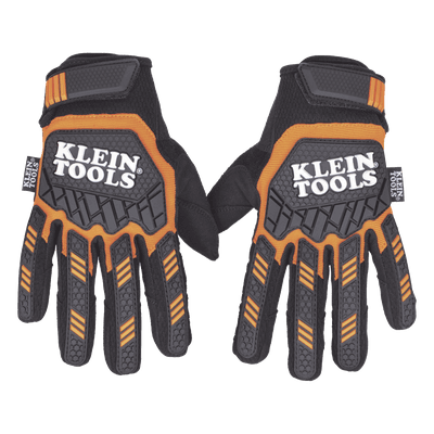 Guantes de Trabajo de Alta Resistencia / Talla Grande / Tejido Táctil en Dedos / Palma de Gamuza / Acolchado D3O / Spandex en Dorso / Lavables a Máquina