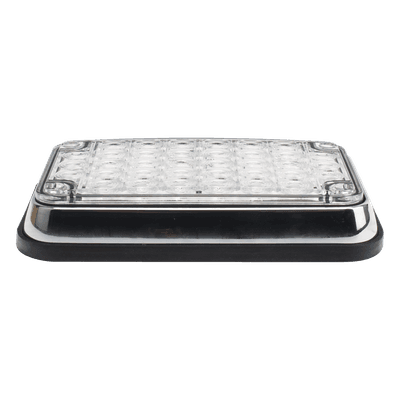Luz de Advertencia LED / 6 x 4 pulgadas / Bicolor Rojo/Claro / 66 LED / 12 VCC / 10 Patrones de Destello