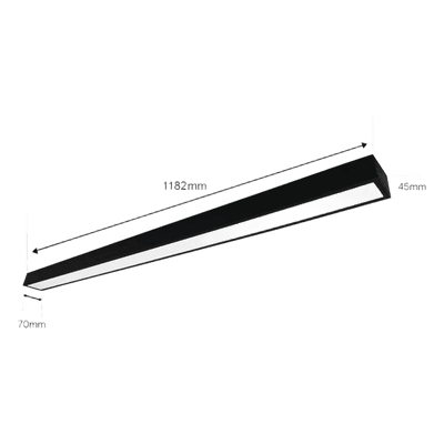 Panel LED Suspendido / 22 W / 1 980 lm / 6 500 K / Ángulo 140° / 127 Vca~60Hz