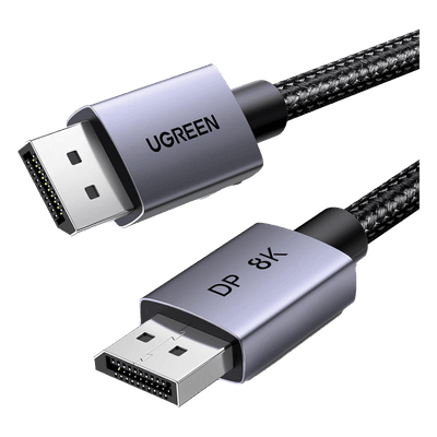 Cable DisplayPort 1.4 / 8K@60Hz / 32.4 Gbps / Blindaje Múltiple / Nylon Trenzado / Aluminio / 3 m (9.84 ft)