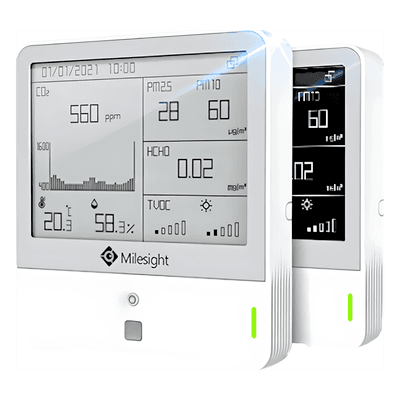 Sensor LoRaWAN 9 en 1 / Pantalla E-Ink 4.2 pulgadas / Alcance 15 km (49,212 ft) / Monitoreo Ambiental Integral / Batería Multianual
