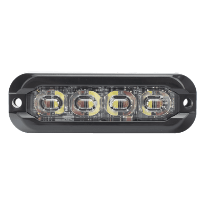 Luz de Advertencia Direccional Flexible / 8 LED Dual Color / 69 Patrones de Destello / IP69K / IP67 / SAE Clase I y II / 12-24 V