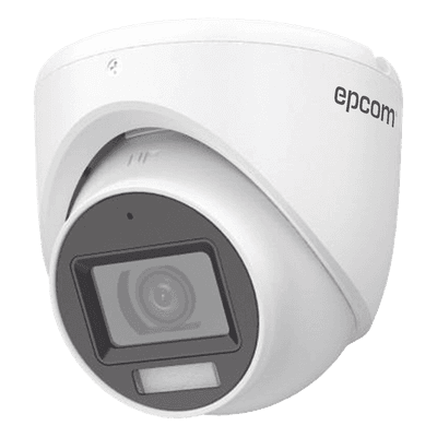 Cámara Turret TURBOHD / 2 Megapixel / Dual Light 30 m (98.4 ft) IR + 20 m (65.6 ft) Luz Blanca / Gran Angular 101° / IP67 / Audio Integrado / 4 Tecnologías / Metal