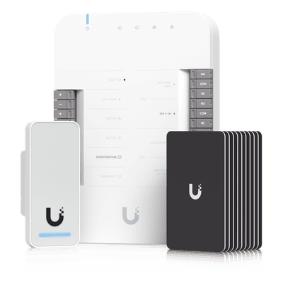 Kit de Control de Acceso / Ethernet Gigabit / PoE++ 50W / NFC 13.56 MHz ISO / 1 Puerta / 6.9 x 5 x 1.3'