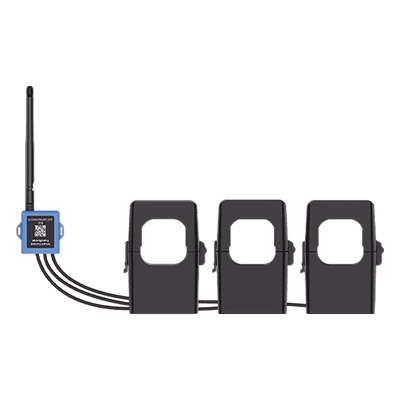 Medidor de Corriente LoRaWAN / Trifásico / Hasta 500 A / Muestreo 3.3 kHz / Diseño No Invasivo