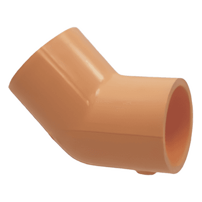 Codo 45° / ¾ pulgada / Tubería de Aspiración para Detectores de Humo / CPVC Cédula 40 / Precortado 10 o 15 pies (32.8 o 49.2 ft)