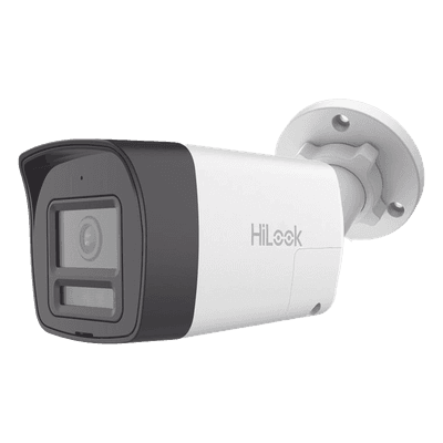 Cámara Bala TURBOHD / 2 Megapixel / Dual Light 30 m (98.4 ft) IR + 20 m (65.6 ft) Luz Blanca / Audio Bidireccional / IP67 / Metal
