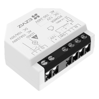 Relé Inteligente Wi-Fi / 16A 250VAC / Wi-Fi 6 y BLE / Alcance 200 m (656.2 ft) / Control por Voz / Compatible Matter