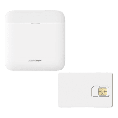 Kit de Alarma Inalámbrica / 48 Zonas / Conectividad 3G/4G y Wi-Fi / Batería de Respaldo / Servicio de Datos 600MB 1 Año