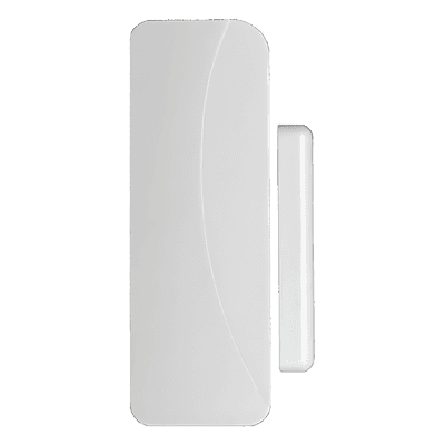 Sensor de Puerta/Ventana / Vida de Batería 10 Años / Transmisión Cifrada AES-128 / Frecuencia 433.92 MHz / Detección 1.9 cm / Montaje Adhesivo