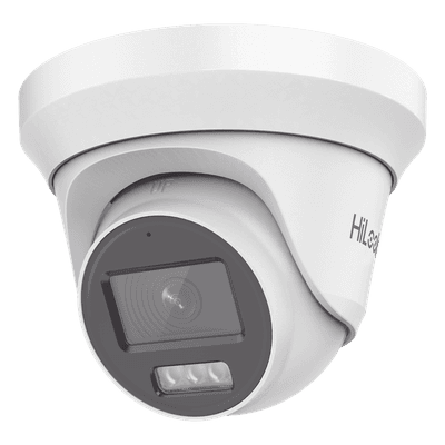 Cámara Turret TURBOHD / 5 Megapixel / Dual Light 40 m (131.2 ft) / Audio Bidireccional / IP67 / Lente 2.8 mm / Ángulo 112°