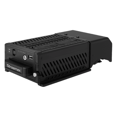 DVR Móvil / 8 Canales / 4 AHD 2 Megapixel + 4 IP / H.265 / HDD y SSD M.2 / 4G / WiFi / GPS / -40 a 70°C (-40 a 158°F)