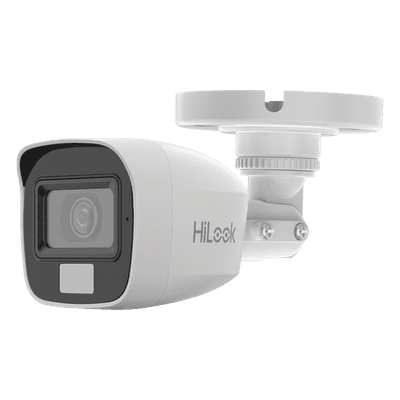 Cámara Bala TURBOHD / 2 Megapixel / Dual Light 20 m (65.6 ft) IR + 20 m (65.6 ft) Luz Blanca / Lente 2.8 mm 100° / Audio por Coaxitron / IP66 / Metal