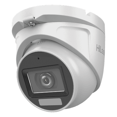 Cámara Turret TURBOHD / 2 Megapixel / Dual Light 30 m (98.4 ft) IR + 20 m (65.6 ft) Luz Blanca / Lente 2.8 mm 100° / IP66 / Audio por Coaxitron / 4 Tecnologías Seleccionables