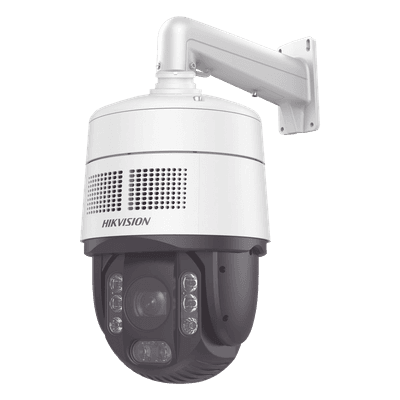 Cámara Domo PTZ IP / 4 Megapixel / 32X Zoom Óptico / IR 200 m (656.2 ft) / Alerta Audible y Luz Estroboscópica 100 m (328.1 ft) / AcuSense / Autoseguimiento 2.0 / IP67 / IK10 / Hi-PoE