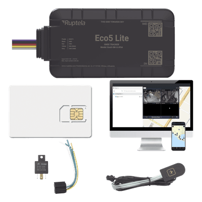 Rastreador Vehicular y Monitoreo de Flota / BLE 5.0 y GNSS / LTE CAT1 y LTE-M con Respaldo 2G / GNSS U-blox / IP54 / -20 °C a +40 °C / Acelerómetro de 3 Ejes / Suministro 9-32 V / Batería Interna