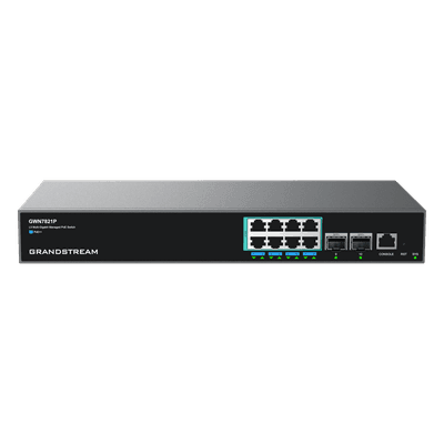 Switch PoE Multigigabit Capa 3 / 8 Puertos 2.5 G / 2 Puertos SFP+ / PoE++ 60 W / Stacking 4 Unidades / Administración Local y Nube