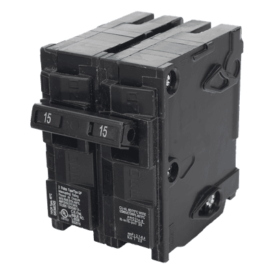 Interruptor Termomagnético Enchufable / 2 Polos / 15 A / 120/240 V AC / 10 kA / UL 489