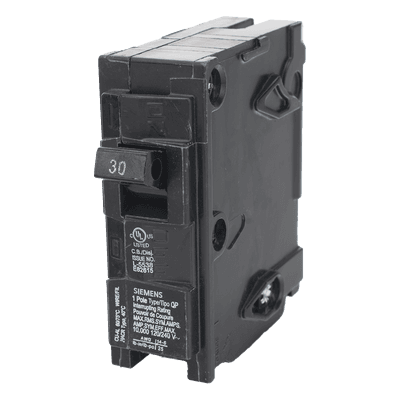 Interruptor Automático Enchufable / 1 Polo / 30A / 10 kA / 120V / UL 489 / 1 x 3 in (25.4 x 76.2 mm)