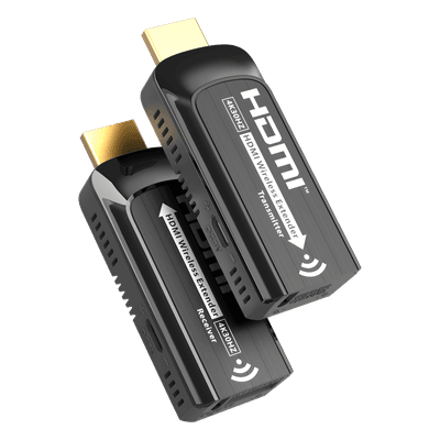 Extensor HDMI Inalámbrico / Ultra HD 4K @ 30 Hz / Alcance 20 m (65.6 ft) / Banda WiFi 5 GHz / Retardo 150-320 ms / Diseño Mini