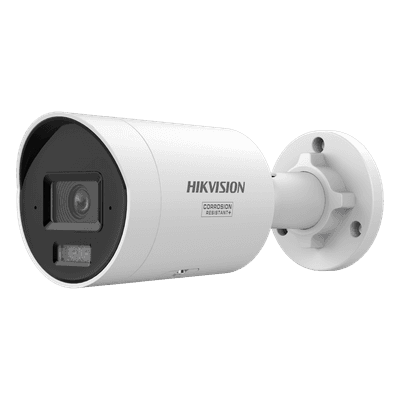 Cámara Bala IP / 12 Megapixel UHD / Dual Light 40 m (131.2 ft) / AcuSense / WDR 120 dB / IP67 / PoE / Micro SD 512 GB