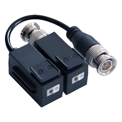 Transceptor de Video Pasivo / Hasta 8 Megapixel / Distancia 400 m (1312.3 ft) / Conector Push / Audio por Coaxitron / Inmunidad de Ruido 60 dB
