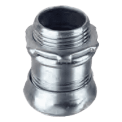 Conector de Compresión / 3/4" (19 mm) / Acero Galvanizado / UL Listed