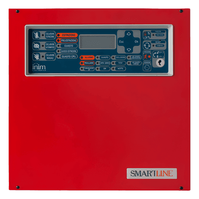 Central de Detección de Incendio / 4 Zonas Ampliables a 20 / 32 Dispositivos por Zona / 4 Repetidores Remotos / Bus RS485 1000 m (3280.8 ft) / EN 54-2/4/21